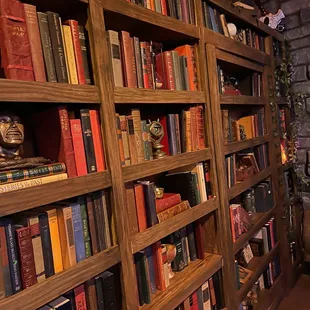 The bookcase and hidden door for medallion members
