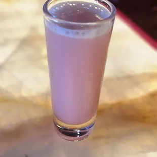 Some type of spicy shot- lol. It was good!