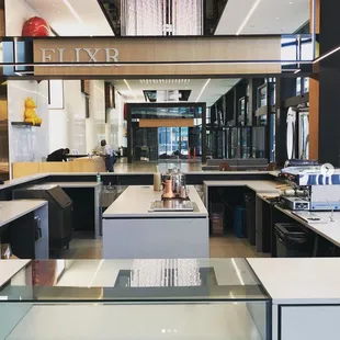 a view of the kitchen