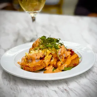 Fried green tomatoes