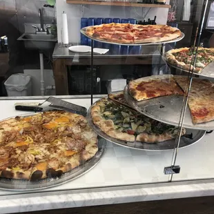 Pizza selection
