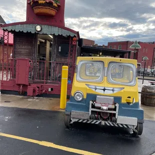 the front of the restaurant