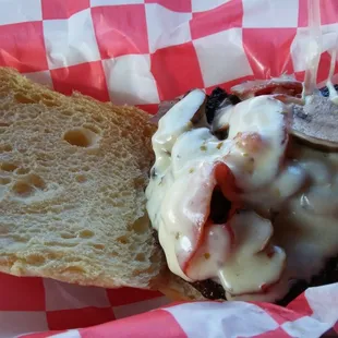 Mushroom burger.