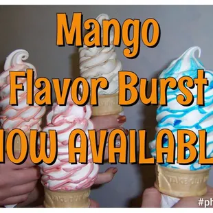 Delicious Flavor Burst Soft Serve