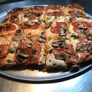 Sicilian pizza