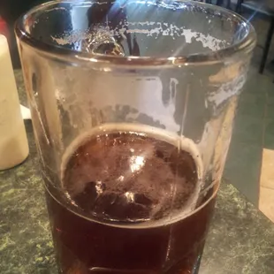 Awesome Red Oak beer on tap