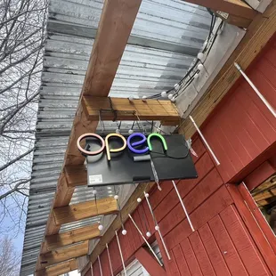 the google logo on the side of a building