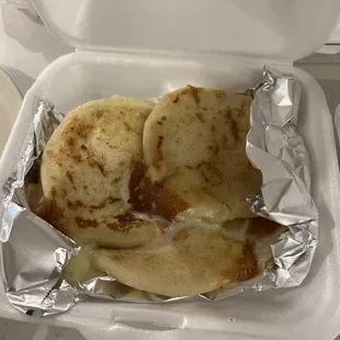 Cheese pupusas