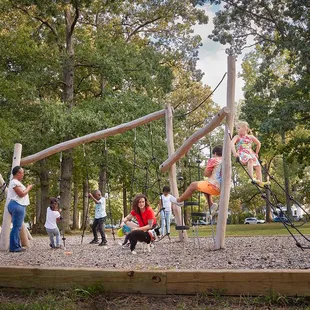 Parkour course at Jeff Robertson Park.