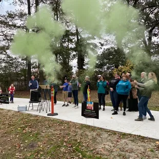 Glow Party Celebration for The Glowline at Jeff Robertson Park.