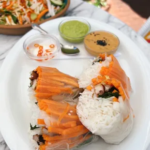 BBQ pork spring roll