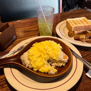 Biscuits and Gravy and eggs!