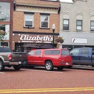 Nice small town square restaurant