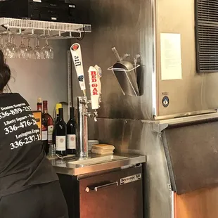 They serve beer!!