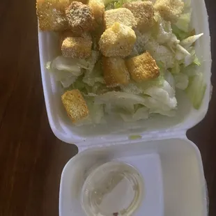 Very sad SIDE CAESAR SALAD