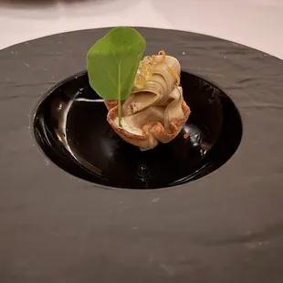 Caramelized parsnip cup