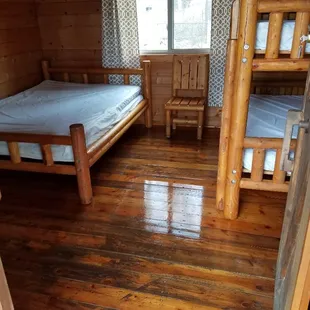 Inside of rental cabin