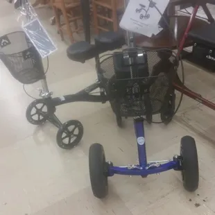 Knee Rovers, Wheel Chairs &amp; Walkers..Row 1-A