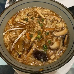 Hot & Sour Soup (customized vegetarian)