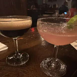 Espresso martini, cosmopolitan