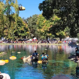 Getting ready to drop that pumpkin