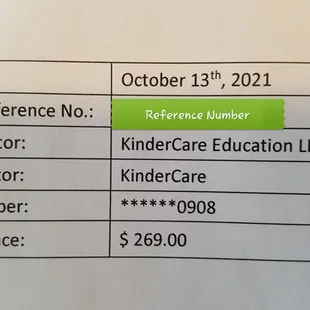 Bill from Debt Collector