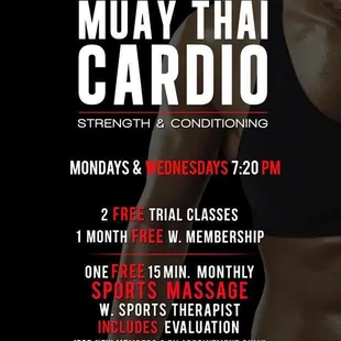 We have a non contact class based on sports specific and conditioning