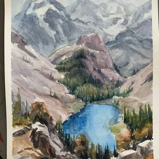 Lady&apos;s night painting.