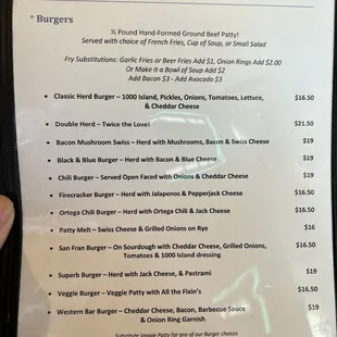 Menu June 2023