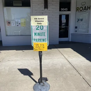 Handmade sign, rude to potential customer