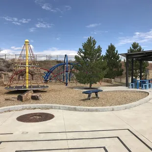 view of playground at maze entrance