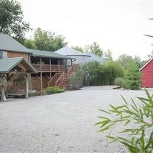 Elk Ridge Ranch Main Lodge with recreation area banquet hall and theater silo gym.