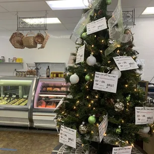 Deli Area at Christmas