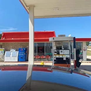 a gas station
