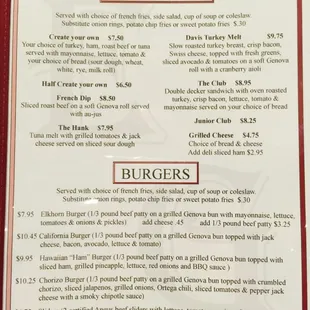 daily menu 10/16/14