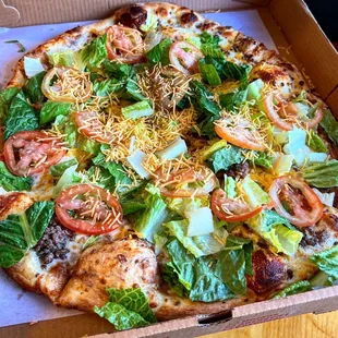 a pizza in a box