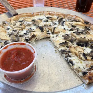 pizza, food