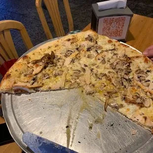 pizza, food