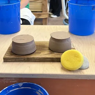 My work...will they be flower pots or bowls?