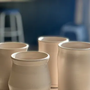 Pieces made at our studio.