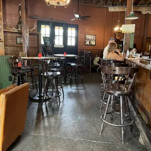 a man sitting at the bar
