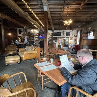 Inside the tavern - photo taken 11/2021