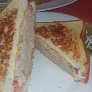 Tuna Melt Sandwich