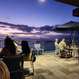 View from our table.