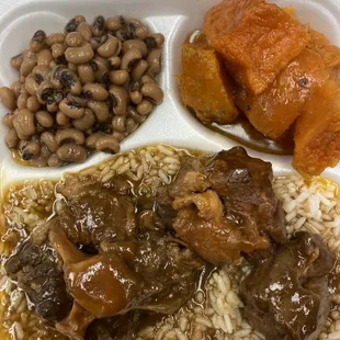 Wednesday and Saturday specials are oxtails