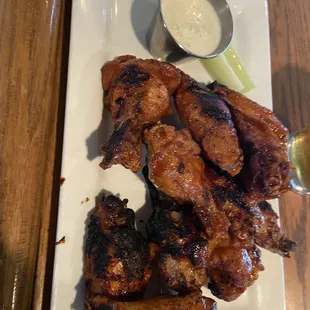 Honey sriracha wings