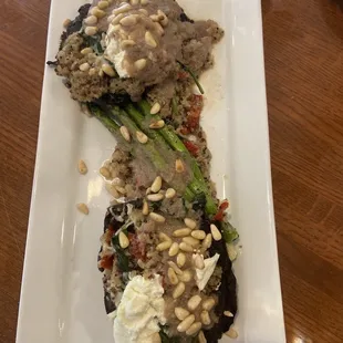 Portabella mushrooms ordered as an appetizer OMGGGG so delicious