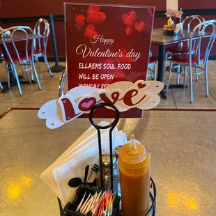 Centerpiece and advertisement....