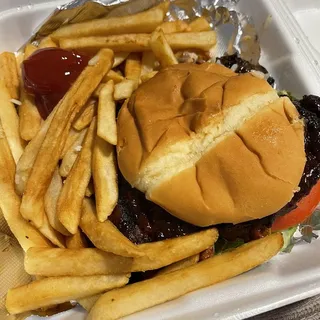 BBQ Ribs Sandwich