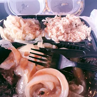 Liver & Onions Platters with 2 Sides